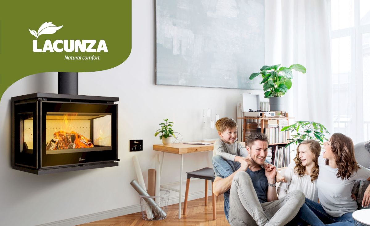 LACUNZA launches PARIS, a new concept in wood-burning stoves