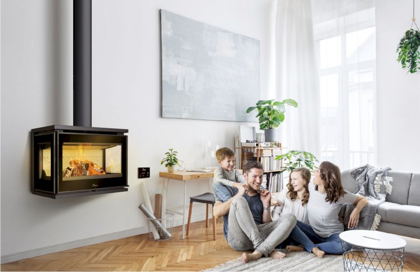 PARIS 800 CLID MURAL - Freestanding stoves - Lacunza
