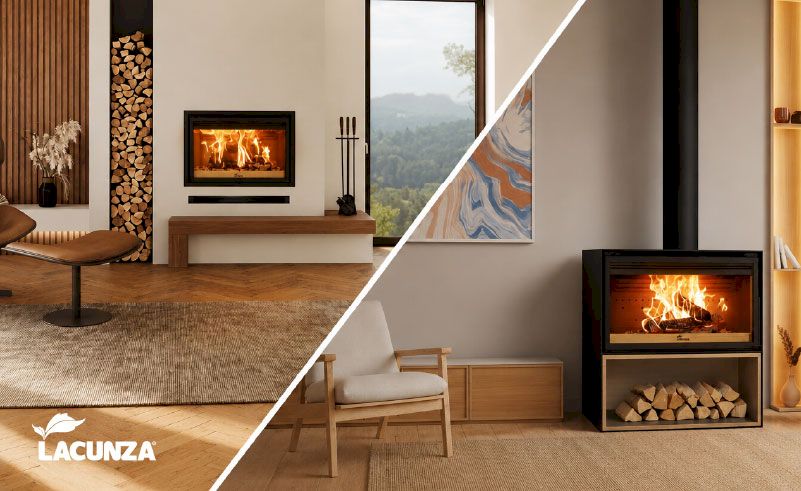 Chimeneas vs. estufas de leña: Guía de diferencias, rendimiento y consumo